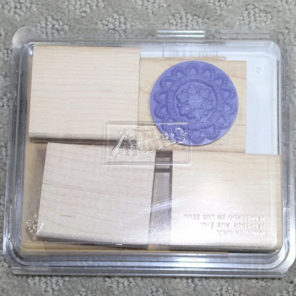 NWT Stampin' Up Set of 4 So Many Scallops Stamps - Unmounted